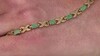 Zilveren armband met Braziliaanse smaragden