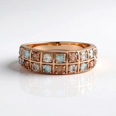 Bague en argent et Zircon de Ratanakiri (KM by Juwelo)