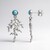Boucles d'oreilles en argent et Larimar