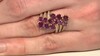 Zilveren ring met rhodolieten