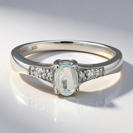 Anello in argento con Tormalina Paraíba
