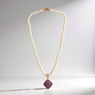 Amethyst-Silberhalskette