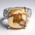 Anello in argento con Quarzo Dinosauro