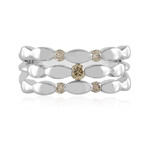 Anello in oro con Diamante Champagne SI2