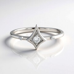 Anello in argento con Zircone