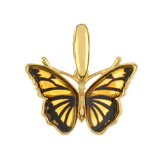 Colgante en plata con Ámbar báltico (dagen)