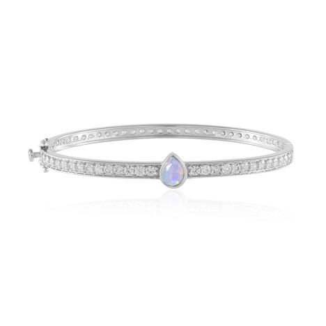 Zilveren armband met een AAA Welo-opaal (de Melo Essence)