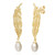 Pendientes en plata con Perla Freshwater