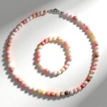 Parure in argento con Opale Rosa