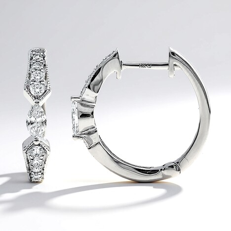 Orecchini in oro con Diamante SI1 (H)