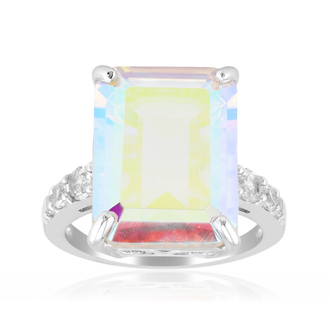 Moonlight Quartz Silver Ring