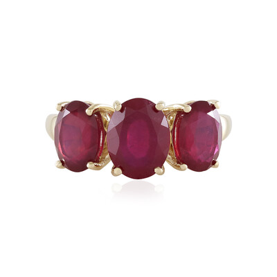 Bague en or et Rubis de Madagascar (de Melo)