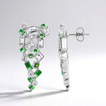 Boucles d'oreilles en argent et Zircon (SAELOCANA)