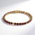 Bracelet en or et Rubis AAA du Mozambique