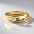 Anello in oro con Diamante Champagne I3 (de Melo Gold)