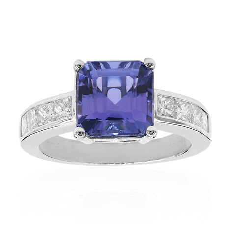 Anillo en oro con Tanzanita AAA (CIRARI)