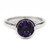 Zambian Amethyst Silver Ring