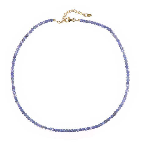 Tansanit-Silberhalskette
