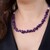Collana in argento con Ametista Zambiana