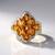Anello in argento con Citrino Madeira