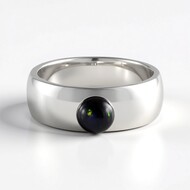 Bague en argent et Opale Mezezo (de Melo Essence)