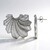 Orecchini in argento con Zircone (MONOSONO COLLECTION)