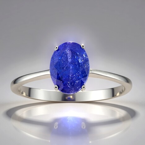 Bague en argent et Tanzanite