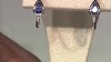 Pendientes en oro con Tanzanita AAA