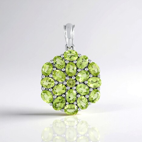 Ciondolo in argento con Peridoto