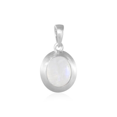 Ciondolo in argento con Pietra di Luna Arcobaleno (MONOSONO COLLECTION)