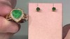 Pendientes en plata con Esmeralda de Zambia (Gems en Vogue)