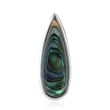 Abalone-Muschel-Silberanhänger (MONOSONO COLLECTION)