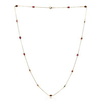 Collar en oro con Rubí de Mozambique AAA (CIRARI)