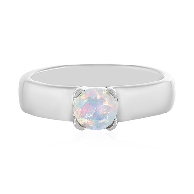 Anello in argento con Opale di Welo