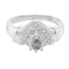 Madagaskar-Farbwechsel-Granat-Silberring