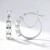 Orecchini in argento con Danburite