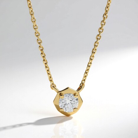 Collana in oro con Diamante IF (G) (de Melo Gold)
