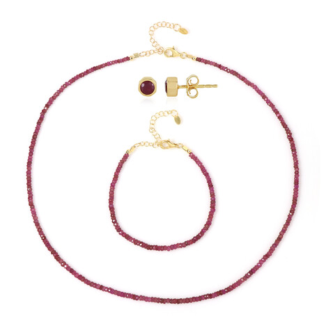 Ruby Silver Set