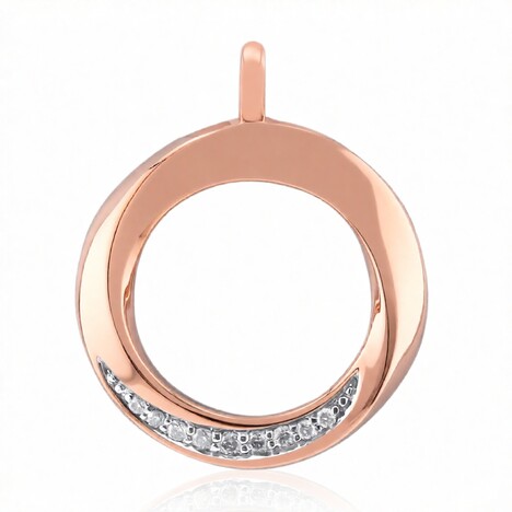 SI1 (G) Brillant-Silberanhänger (Annette)