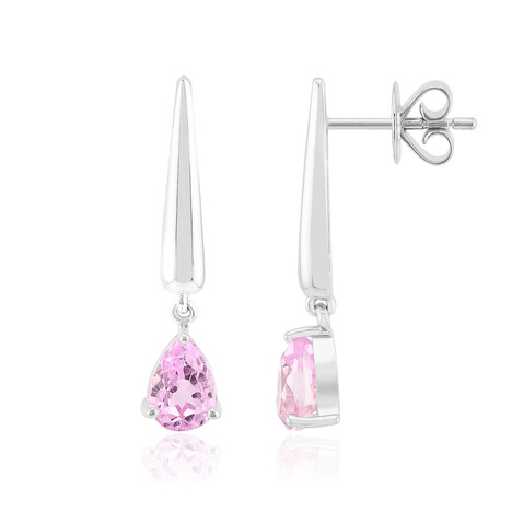 Kunzite Silver Earrings (Pallanova)