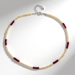 Collana in argento con Rubino