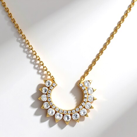 Collana in oro con Diamante SI1 (H) (CIRARI)