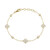 Zilveren armband met zirkonen