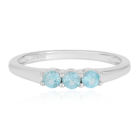 Blauer Apatit-Silberring