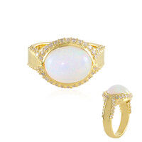 Anello in argento con Opale di Welo (Adela Silber)