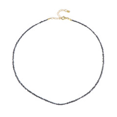 Collana in argento con Diamante Nero