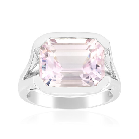 Weißer Kunzit-Silberring (Pallanova)