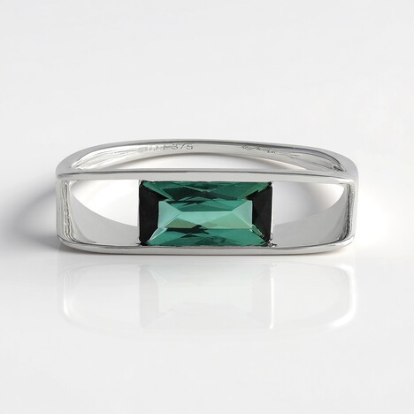 Anello in oro con Tormalina Verde di Benedito (de Melo)