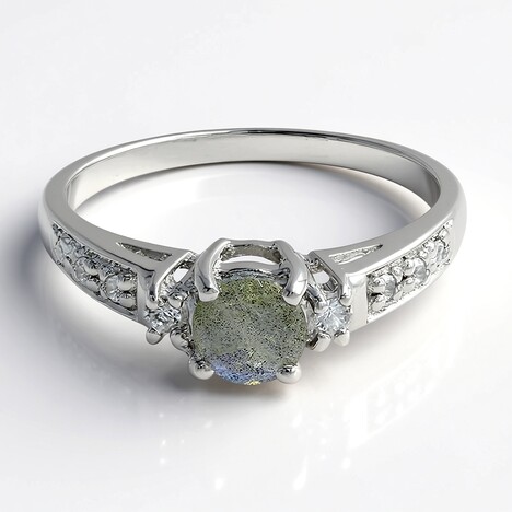 Anello in argento con Spectrolite