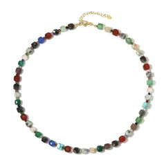 Collar en plata con Ónix rojo